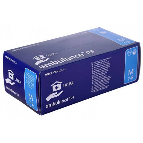 

Перчатки рабочие латексные AMBULANCE PF Ultra, Синий