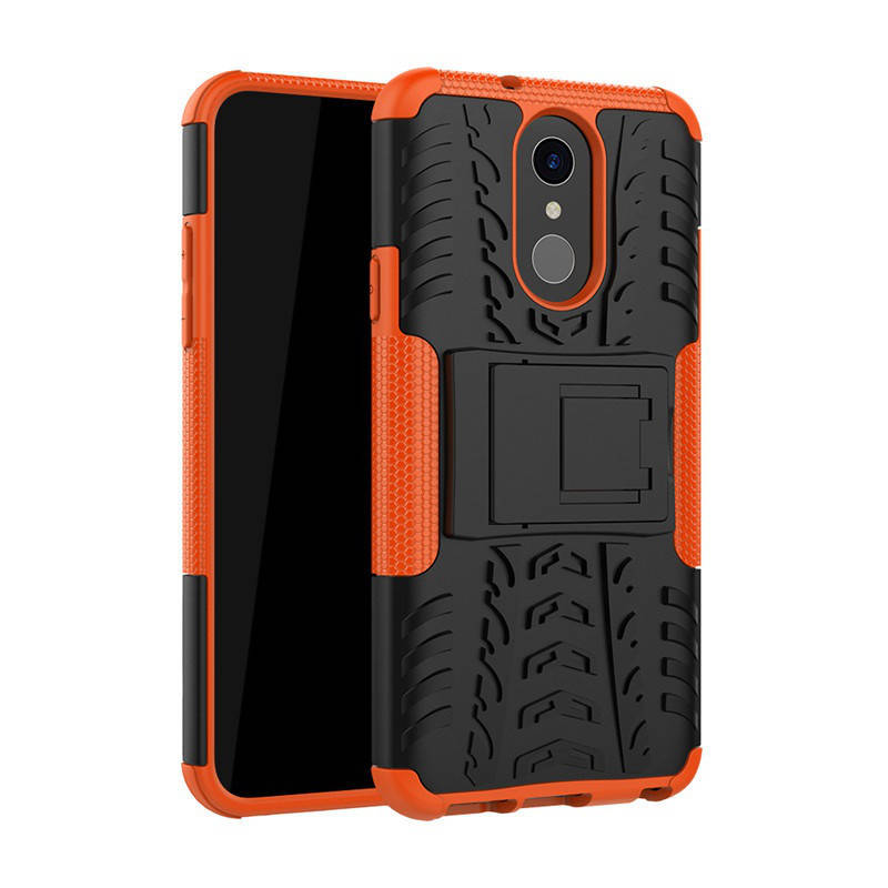 

PC + TPU чехол Armor для LG Q7 (8 цветов) оранжевый