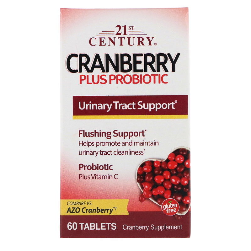 

Cranberry Plus Probiotic 21st Century 60 таблеток