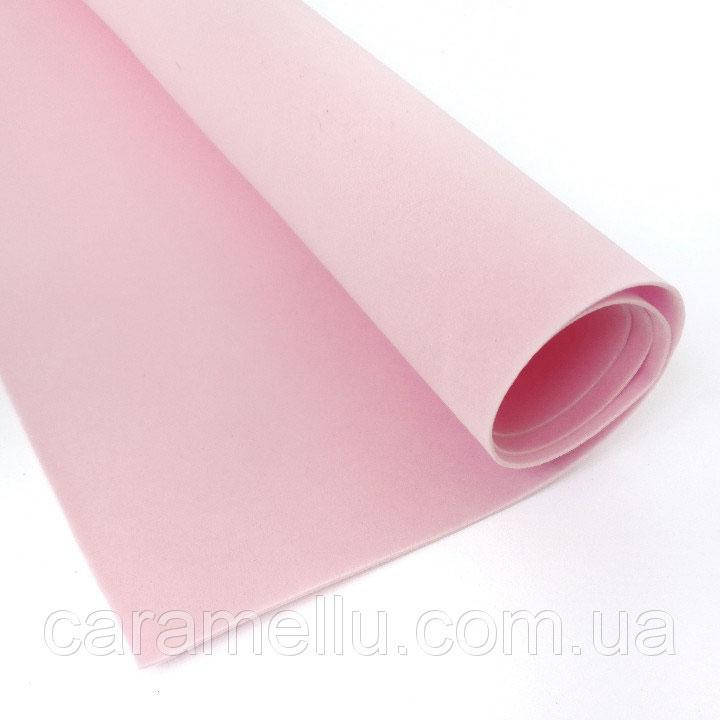 

Фоамиран Зефирный Светло-розовый, 1мм, 50×50см. №47