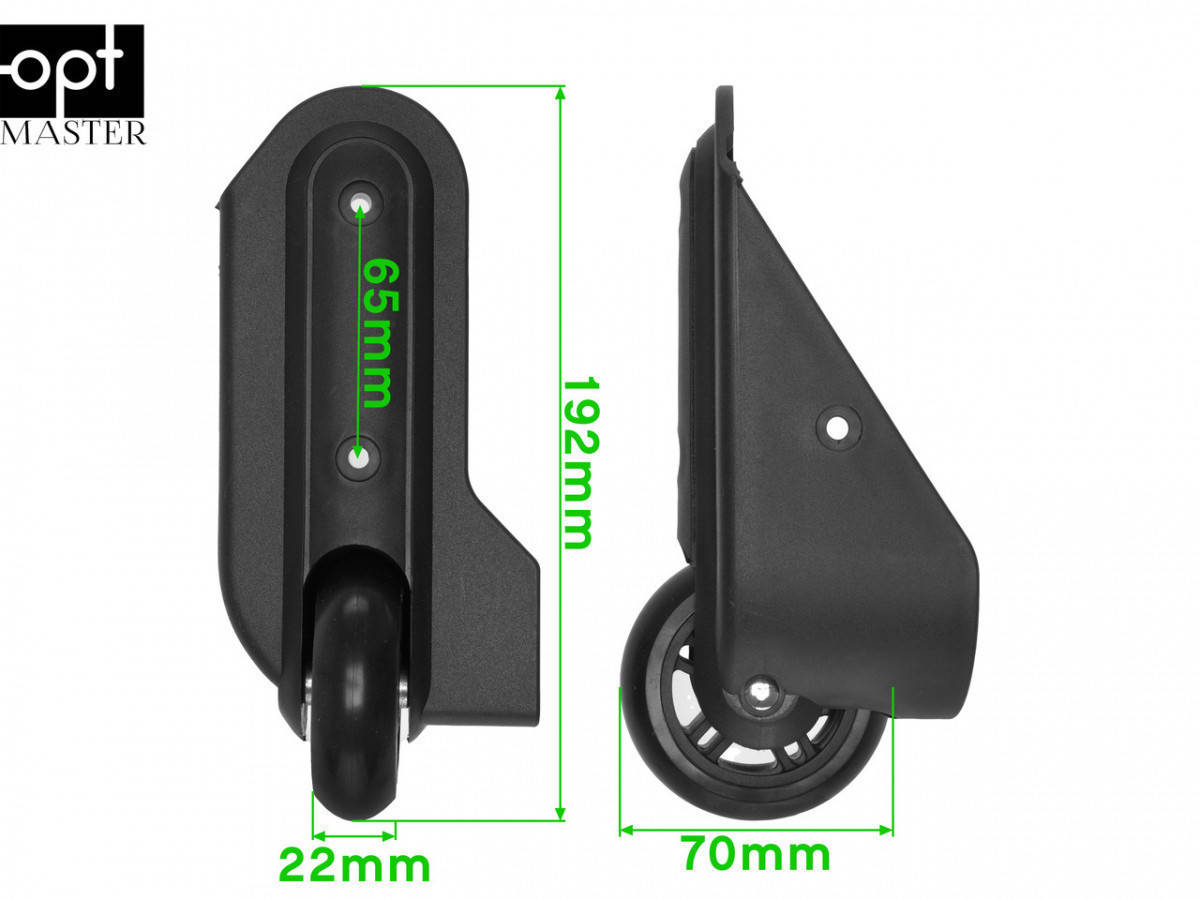

Колеса для чемодана ЧМК-1-09, Черный