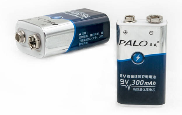 

Аккумулятор Крона 9V вольт 6F22 фирмы Palo 300 mah Ni-MH для ПинПоинтера, радио микрофона, пульта Р\У