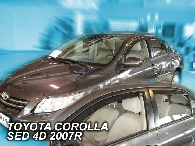 

Дефлекторы окон (вставные!) ветровики Toyota Corolla 10 E14 2007-2012 4шт., HEKO, 29388