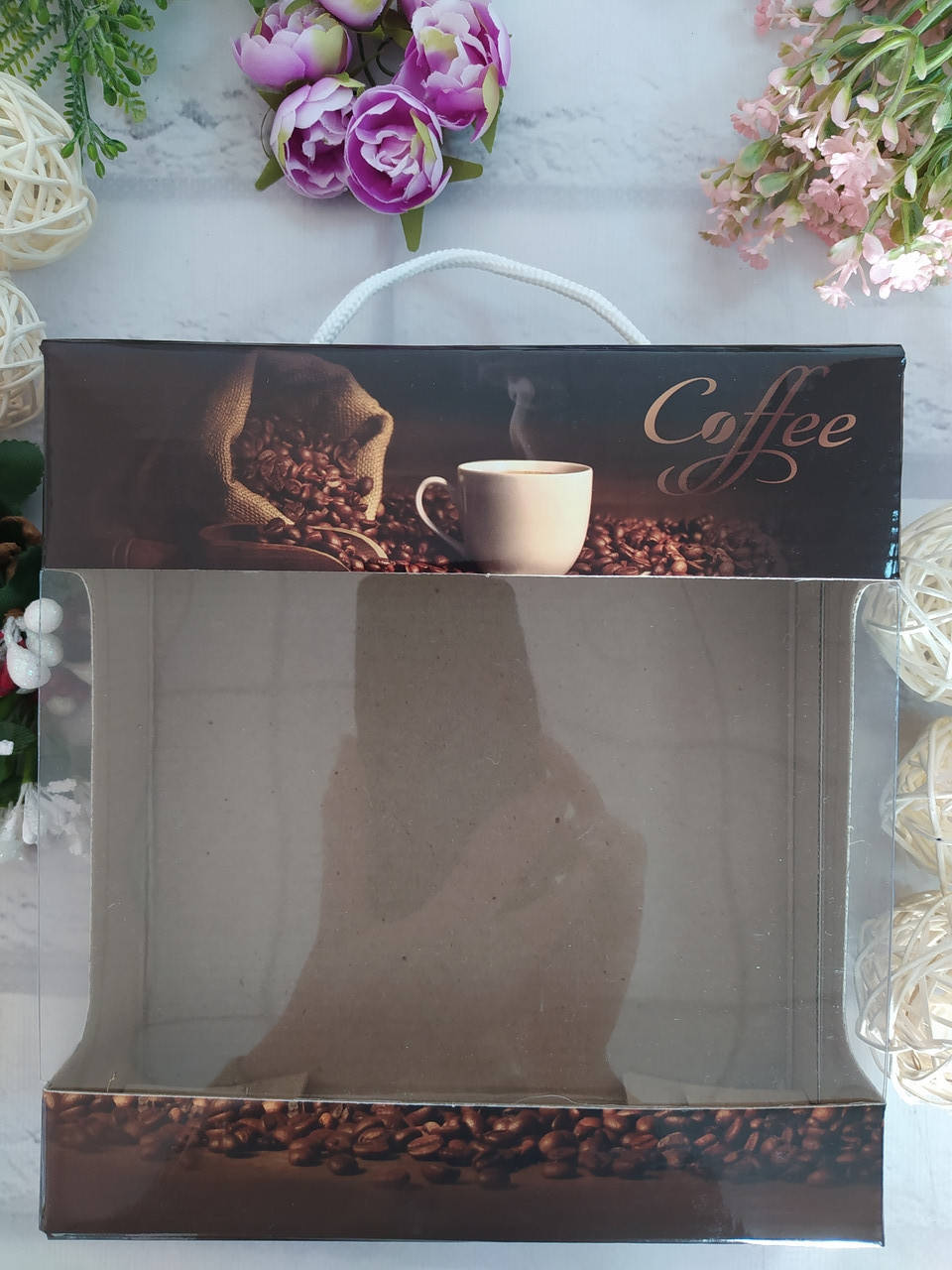 

Коробка подарочная для полотенца 18*19*6 см. упаковка подарочная гофра, Разные цвета