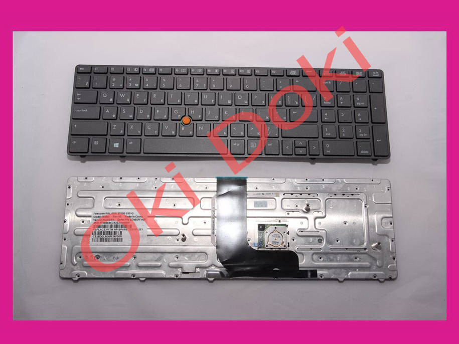 

Клавиатура HP EliteBook 8560w rus black, Черный