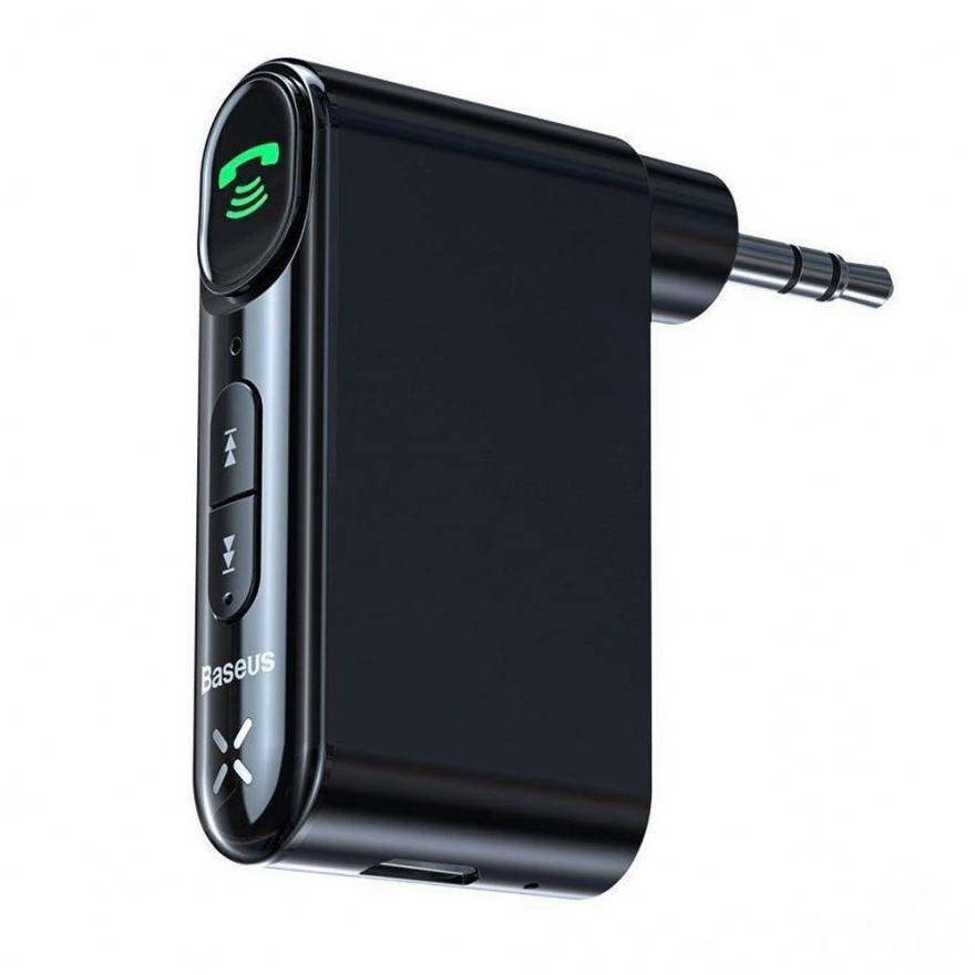 

Беспроводной аудио адаптер (ресивер) Baseus Qiyin Bluetooth AUX Car Receiver (WXQY-01)