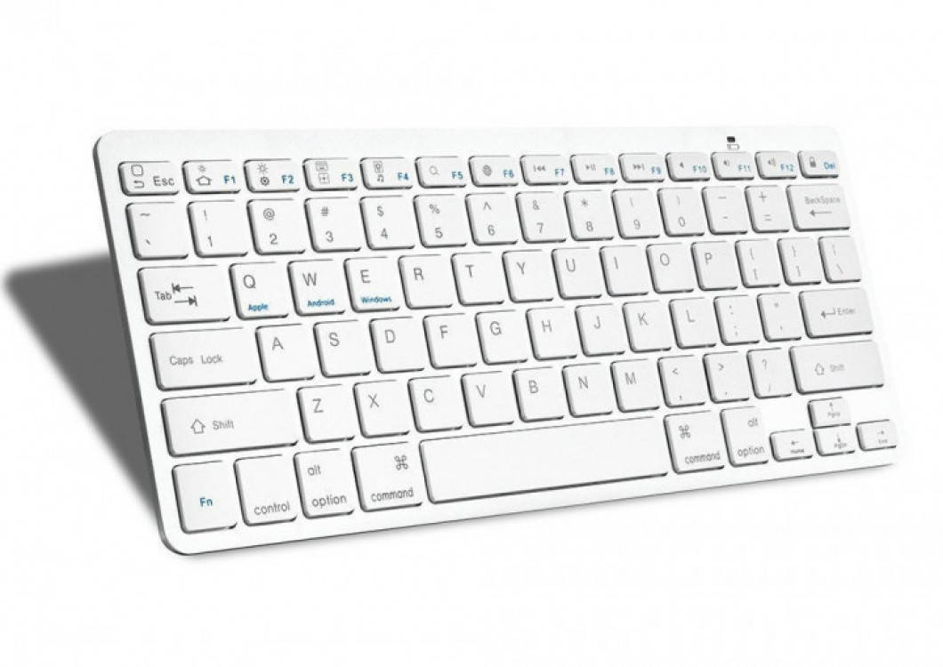 

Беспроводная bluetooth клавиатура Keyboard, Белый