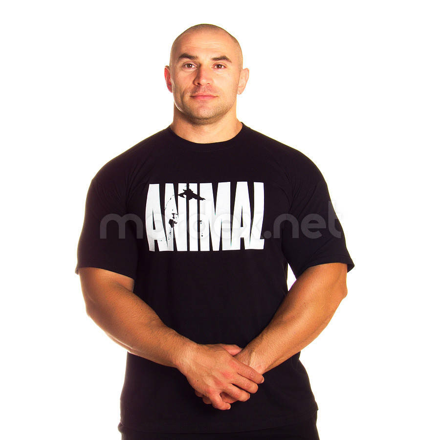 

Universal Nutrition, Футболка для бодибилдинга Animal Iron Iconic, черная XL, Черный