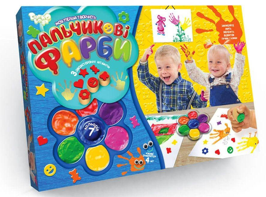 

Набор креативного творчества "Пальчиковые краски 7 цветов", Danko Toys, PK-01-02