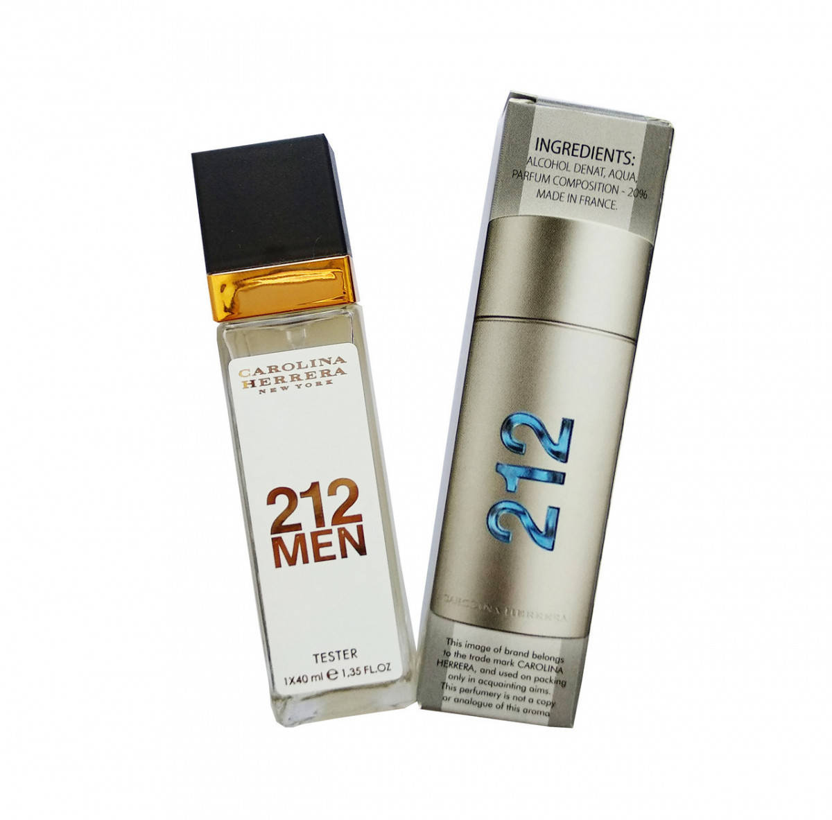 

Carolina Herrera 212 Men - Travel Perfume 40ml