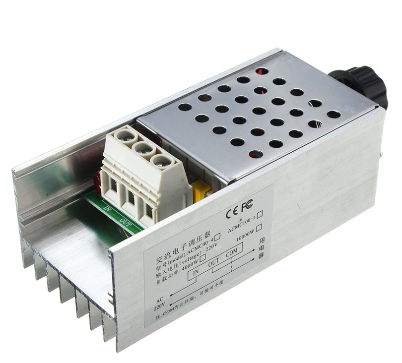 

Регулятор напряжения, мощности, диммер 10000W - AC 220V