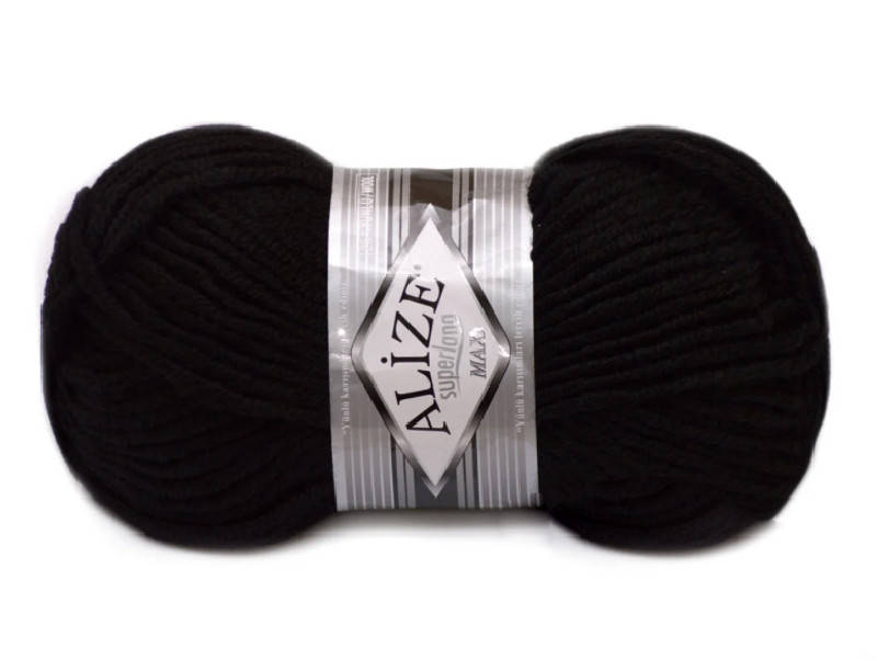

Alize Superlana maxi, №60 черный