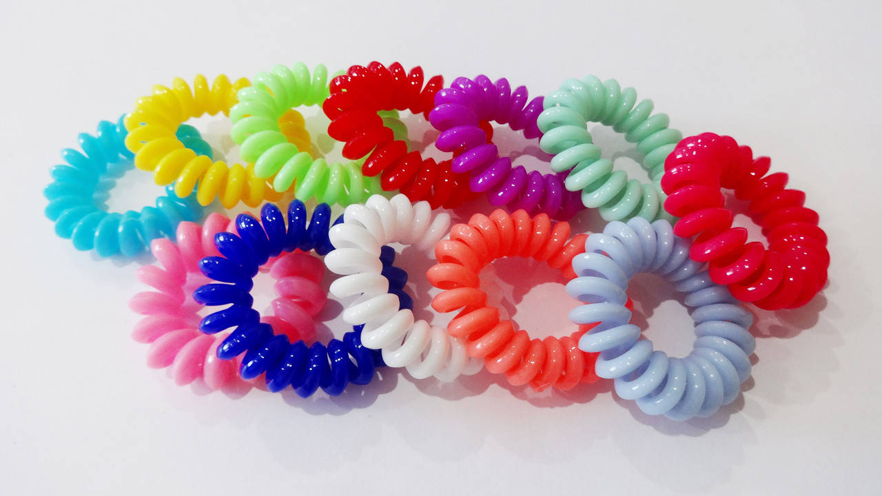 

Резинка для волос пружинка цвет в ассортименте