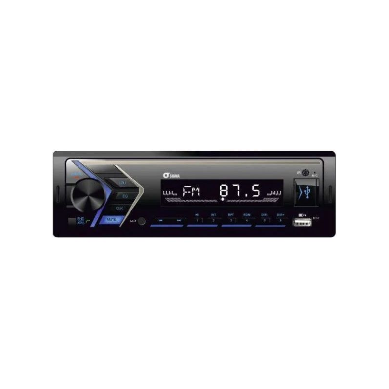 

Автомагнитола 1Din Sigma CP-350 BT RGB