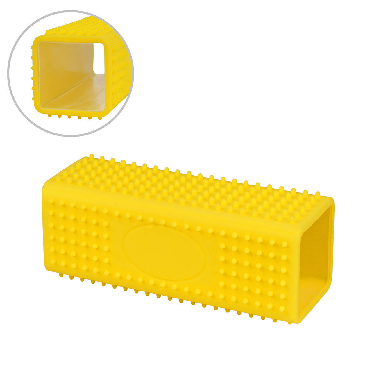 

Щетка Bronzedog 12*4 см для чистки и ухода за шерстью, Желтый