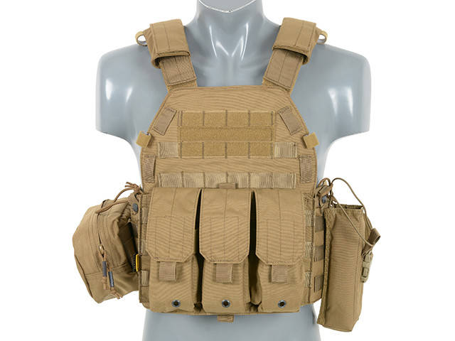 

Модульный Plate Carrier - Coyote Brown [EM] (для страйкбола)