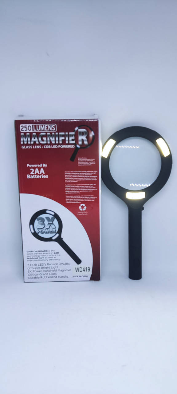 

Лупа с подсветкой MAGNIFIER WD419, Серый