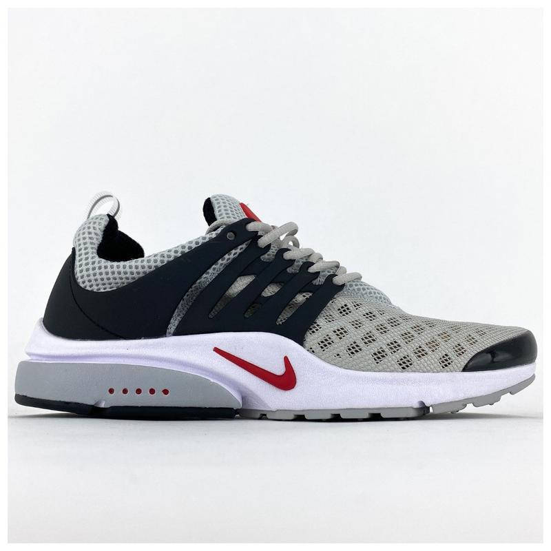 

Мужские кроссовки Nike Air Presto Grey/Red, Светло-серый