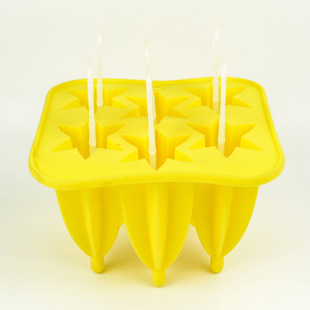 

Силиконовая форма для мороженого Звездочки 6 шт