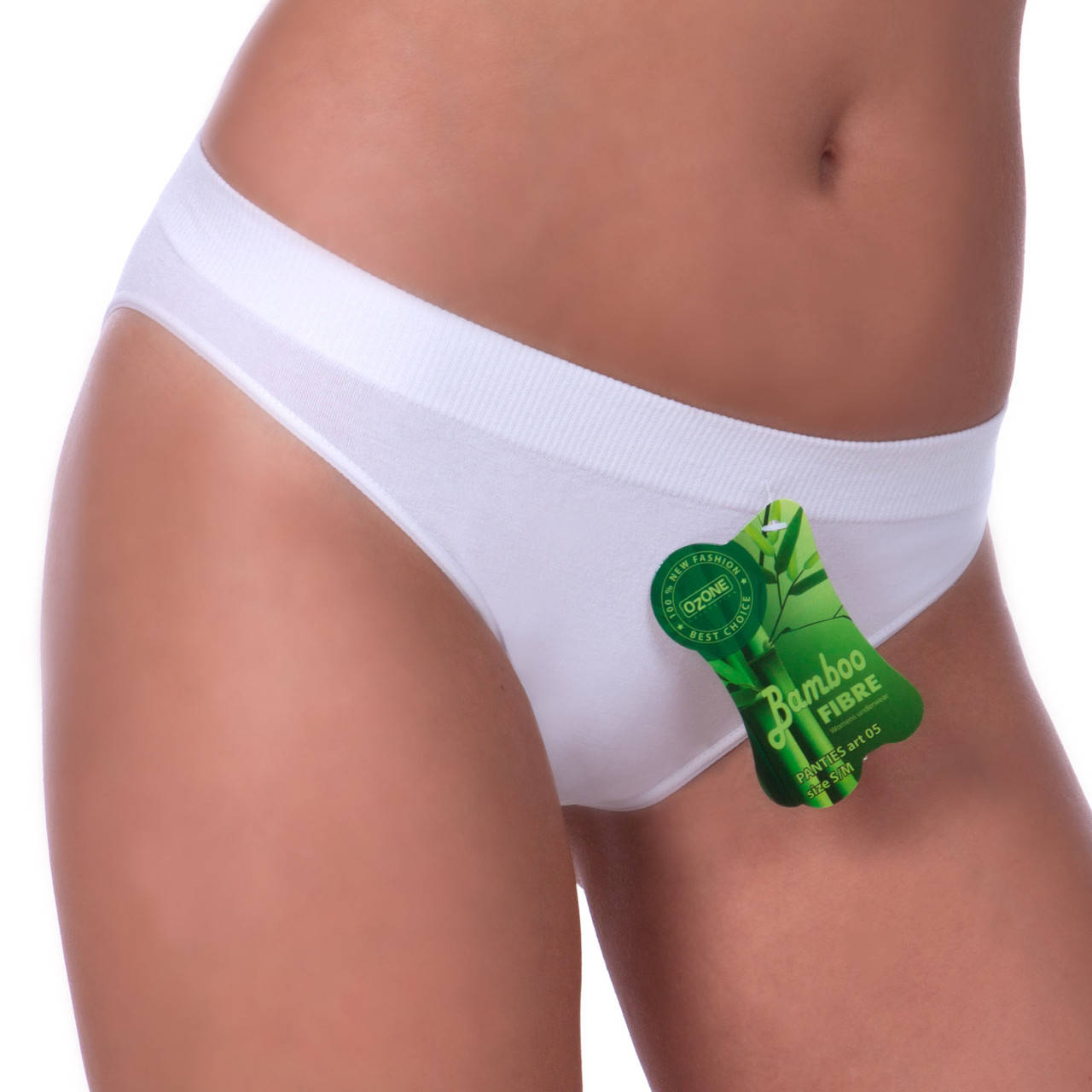 

Женские бесшовные трусики Meri бикини S/M, Белый