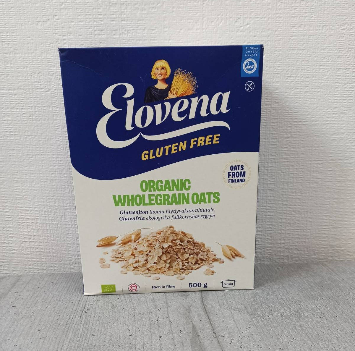 

Хлопья овсяные органические без глютена Elovena 500г Финляндия