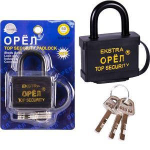 

Замок навесной 50мм с резиновой крышкой X2-82/ВОР 550