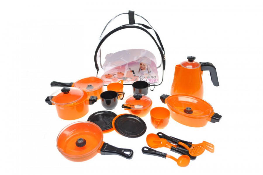 

Набор игрушечной посуды Cooking Set в сумке, 23 предмета Юника