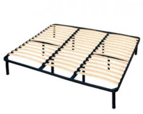 

Каркас кровати 200х200 усиленный c 10 ножками, Черный