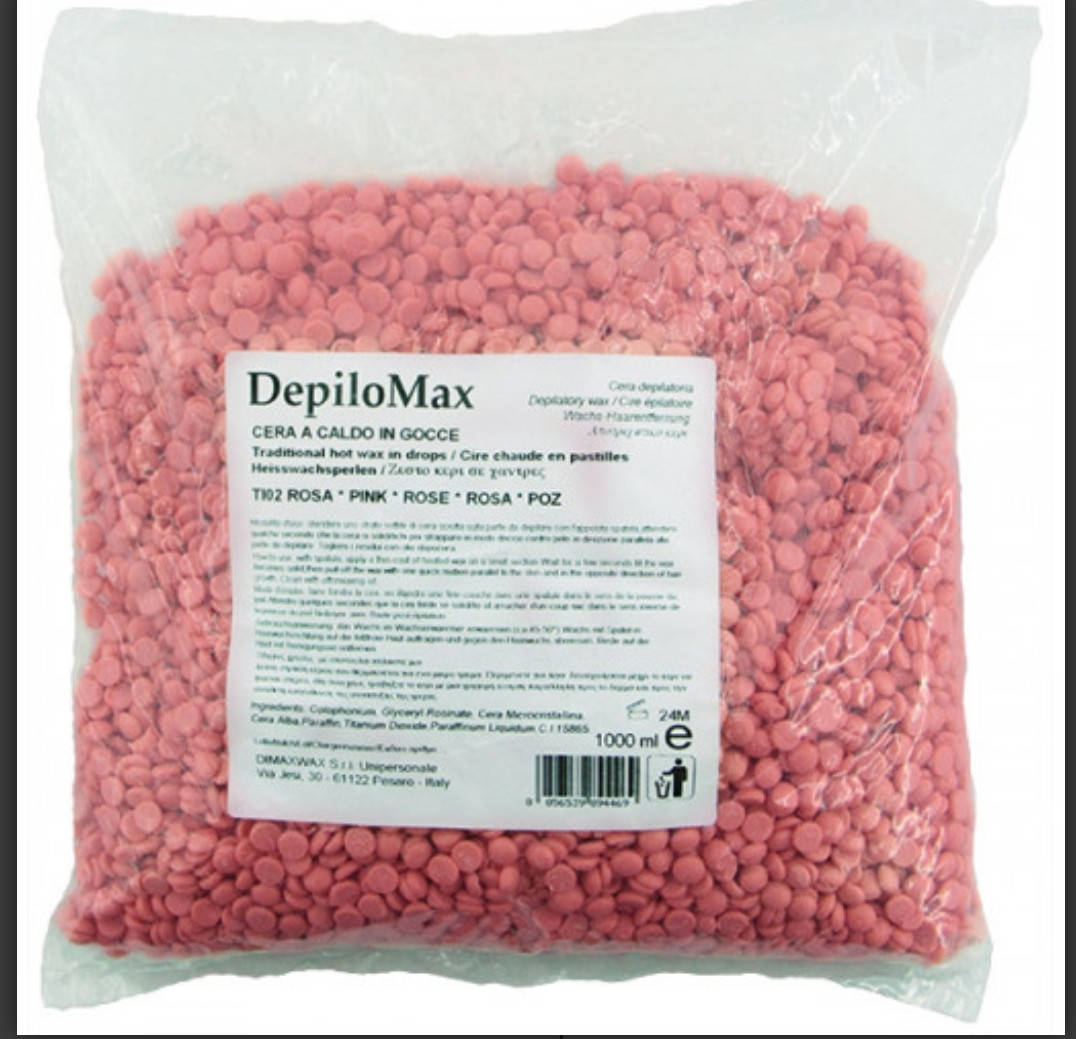

Воск в гранулах Dimax Розовый,500г