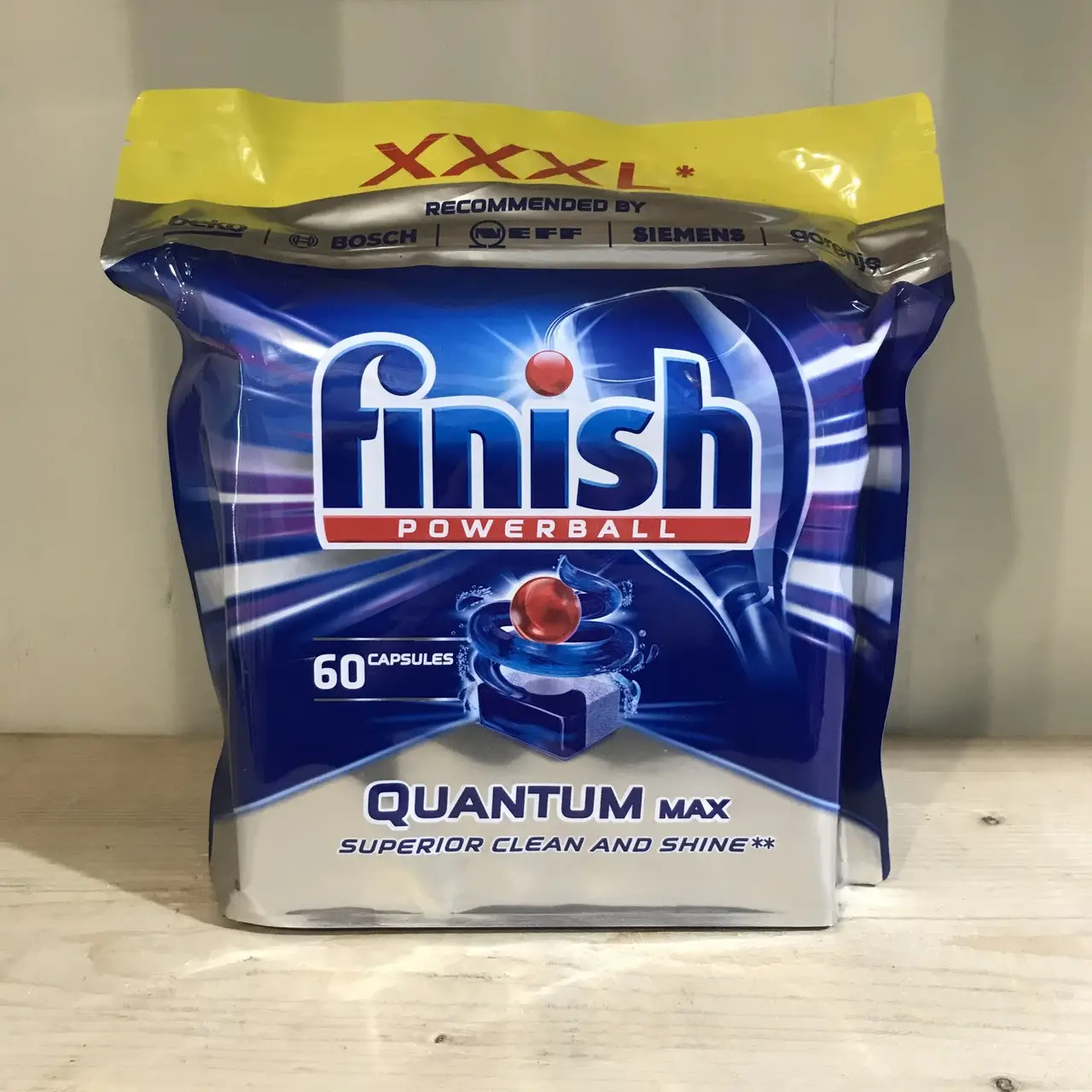 

Таблетки для посудомоечных машин FINISH QUANTUM max 60 шт