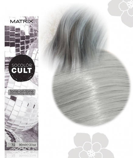 

Краска для волос Matrix Socolor Cult Permanent - диско серебро 90 мл