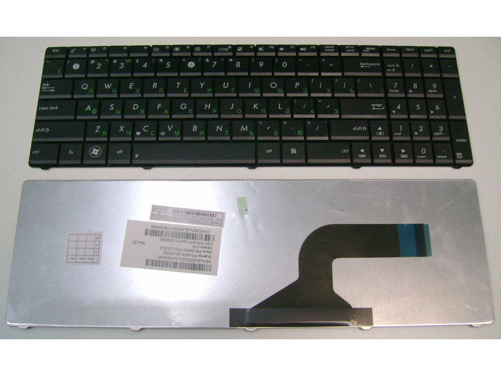 

Клавиатура ASUS 0KN0-E02US03 04GNWU1KRU00-3 0KNB0-6221RU00, Черный