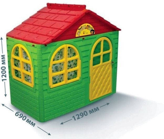 

Детский игровой пластиковый домик со шторками Doloni 02550/13.