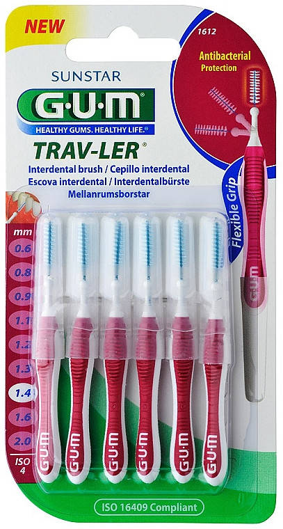 

Межзубные щетки GUM TravLer 1.4 мм