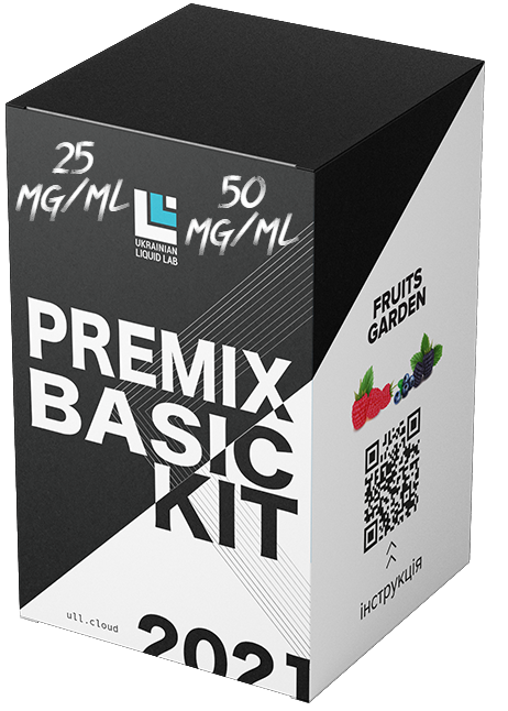 

Premix Basic Kit Fruits Garden Salt 30 мл. 25 мг/мл