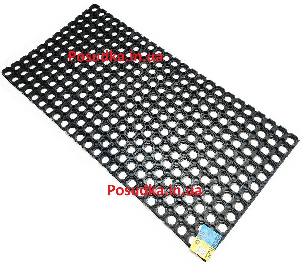 

Коврик уличный придверный резиновый Соты К-38 YPgroup 50*100*1.5 см, Черный