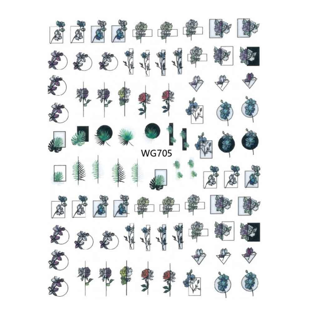 

Наклейка для нігтів WG705 Mart