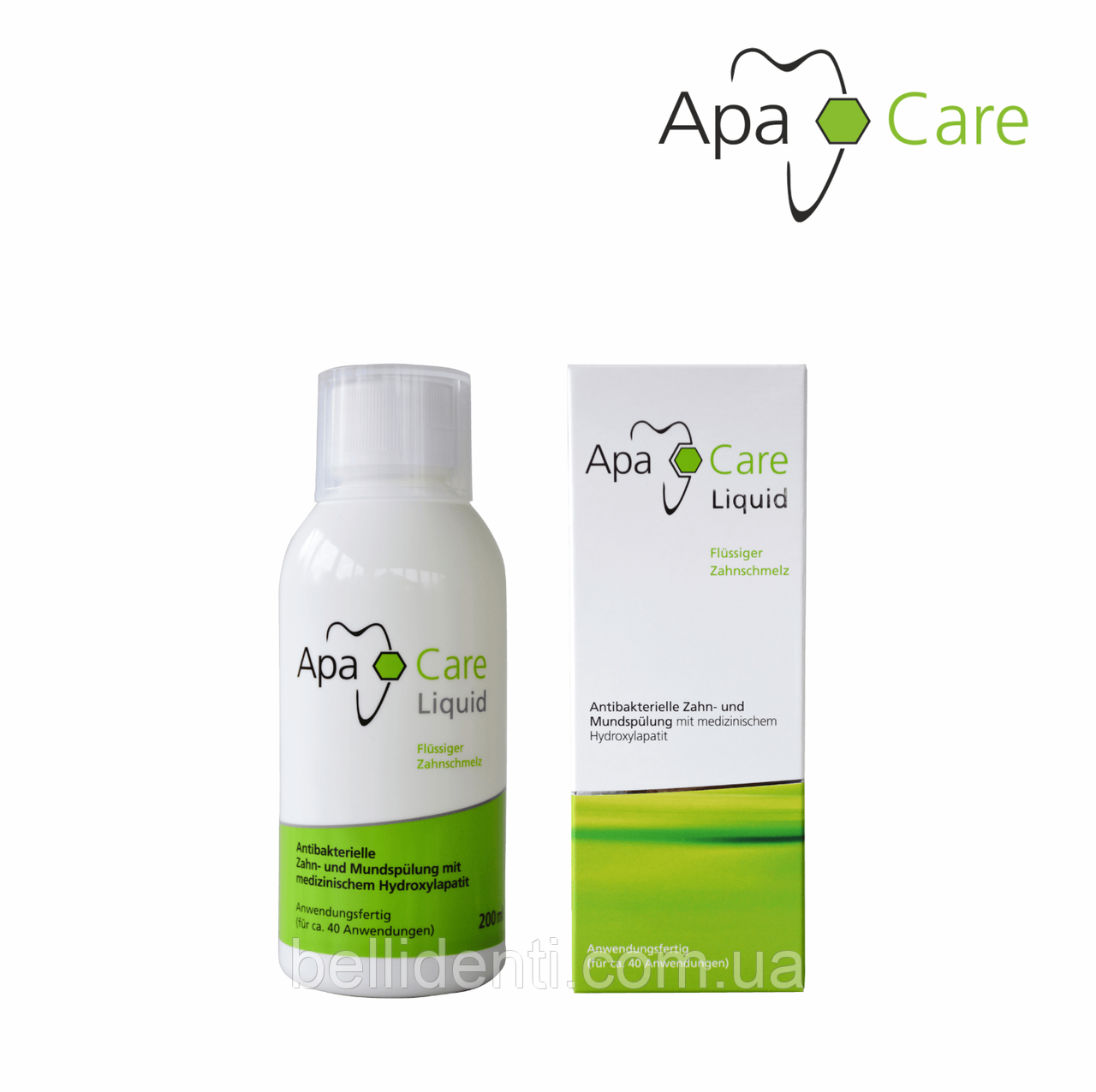 

Ополаскиватель для полости рта ApaCare "Жидкая эмаль", 200 мл