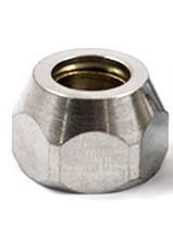 

Гайка зажимная хромированная (цанговая) с прокладкой Albertoni 10мм х 3/8"