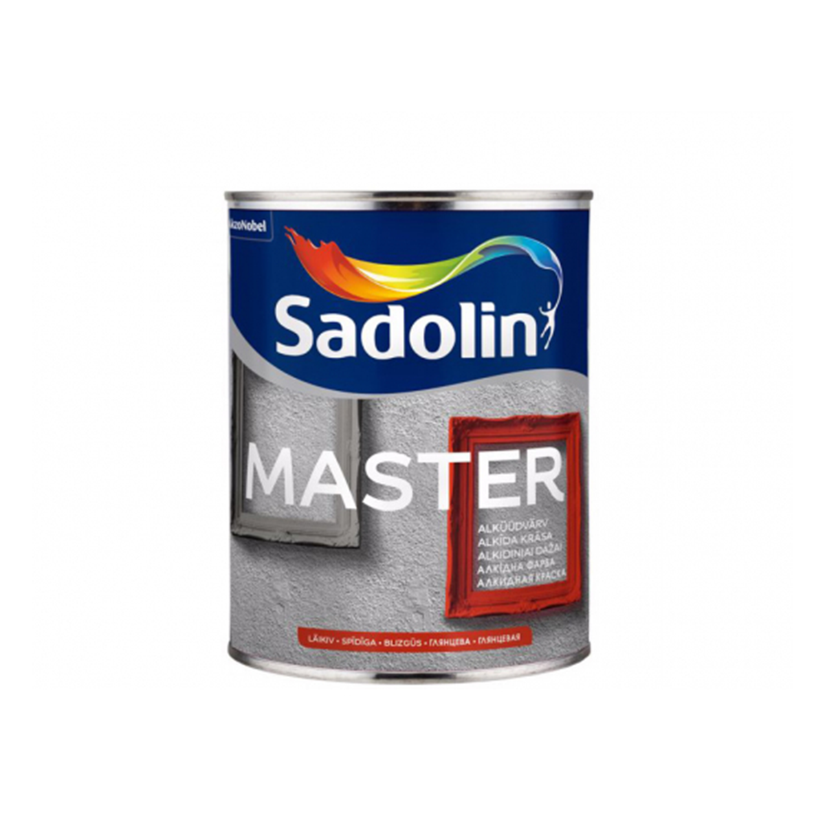 

Эмаль алкидная Sadolin Master 90 белый глянец 1л