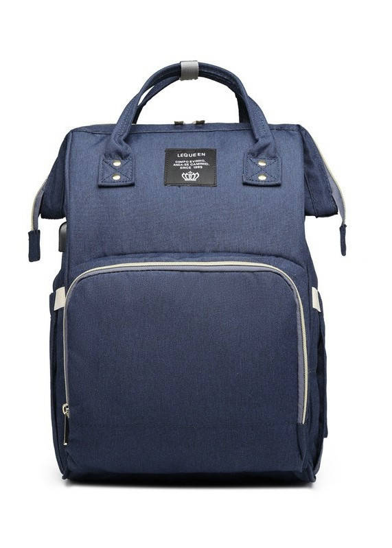 

Сумка-рюкзак 2в1 для мамы Baby Bag Синяя, Синий
