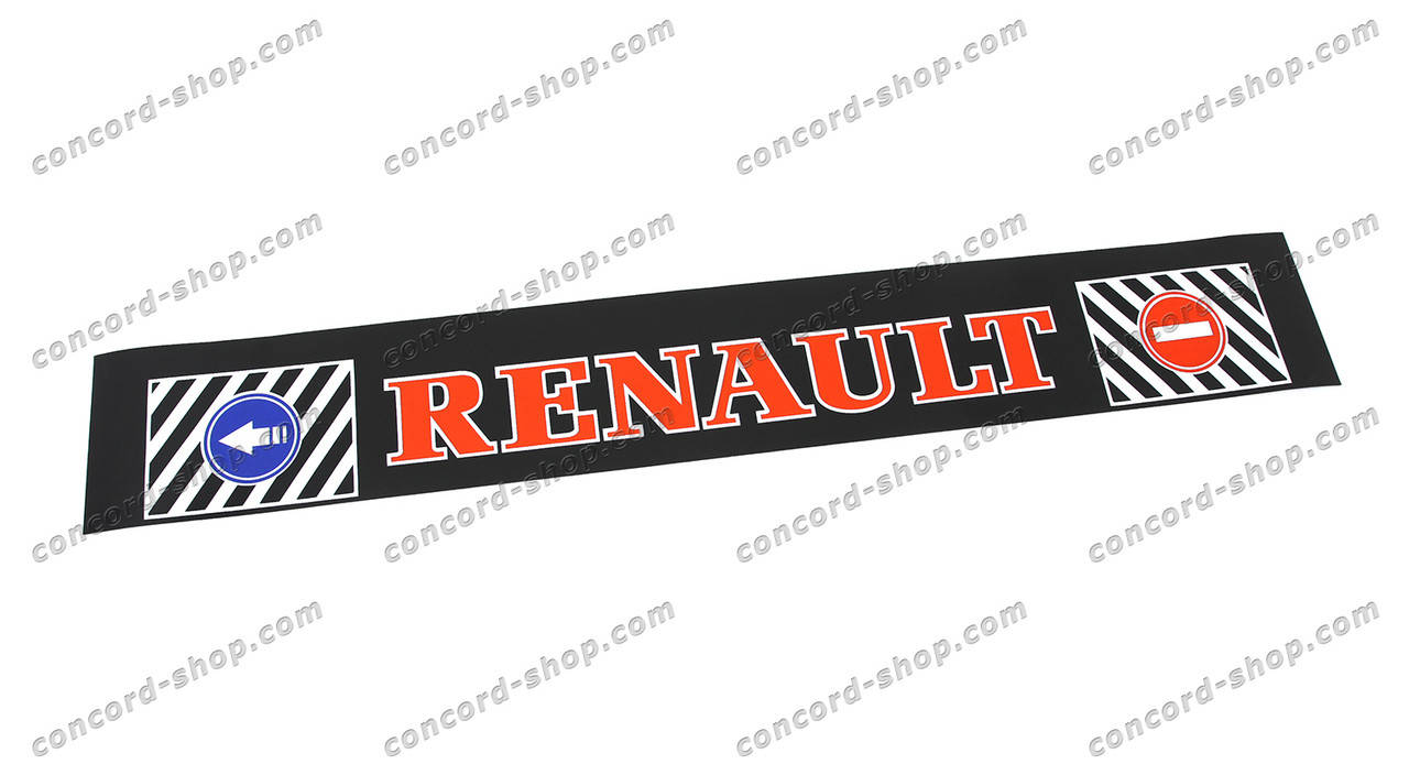 

Бризговик причепа 350x2400 RENAULT червоним+стрілки