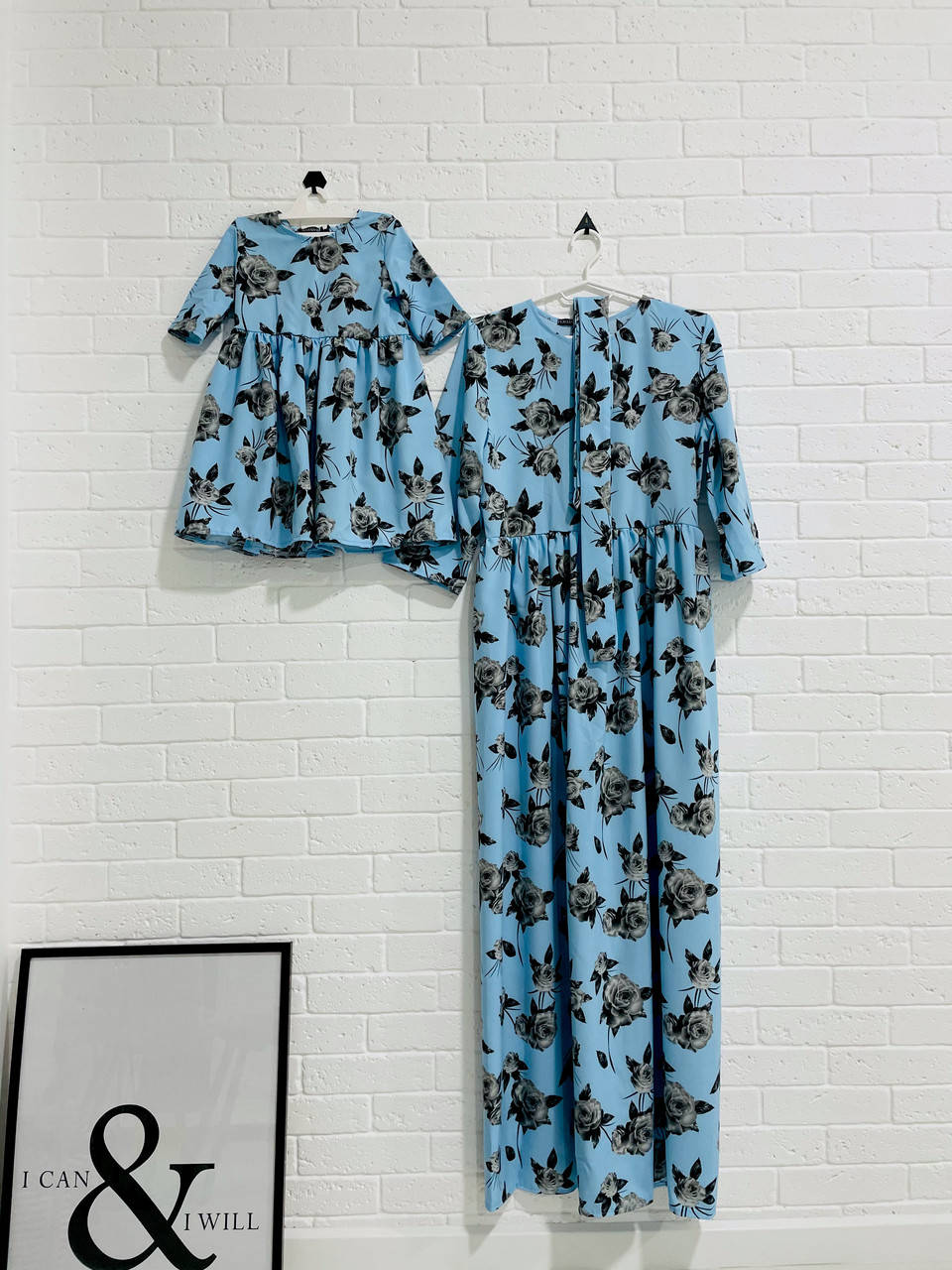

Платья Family look для мамы и дочки