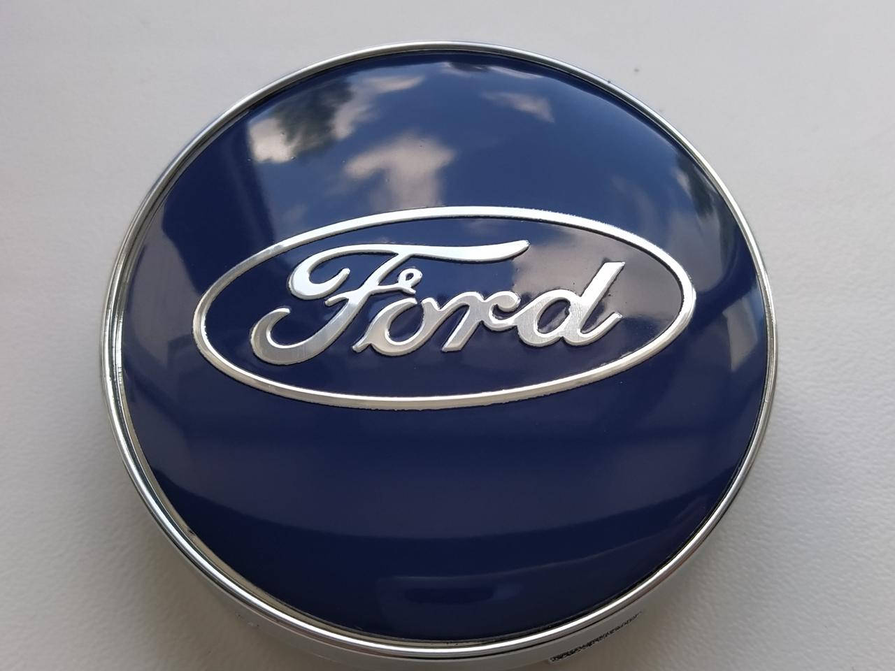 

Колпачки заглушки в литые диски Ford 60/56/10 мм. Синие