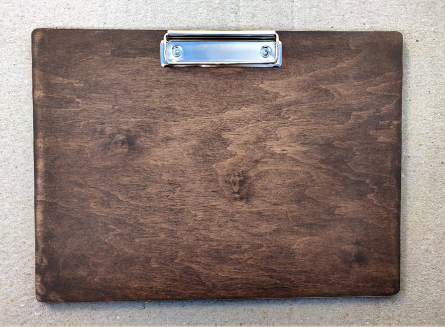 

Планшет меню (А4) с зажимом | Era Creative Wood, Коричневый