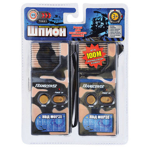 

Детская рация Hoku дистанция до 100м, Хаки