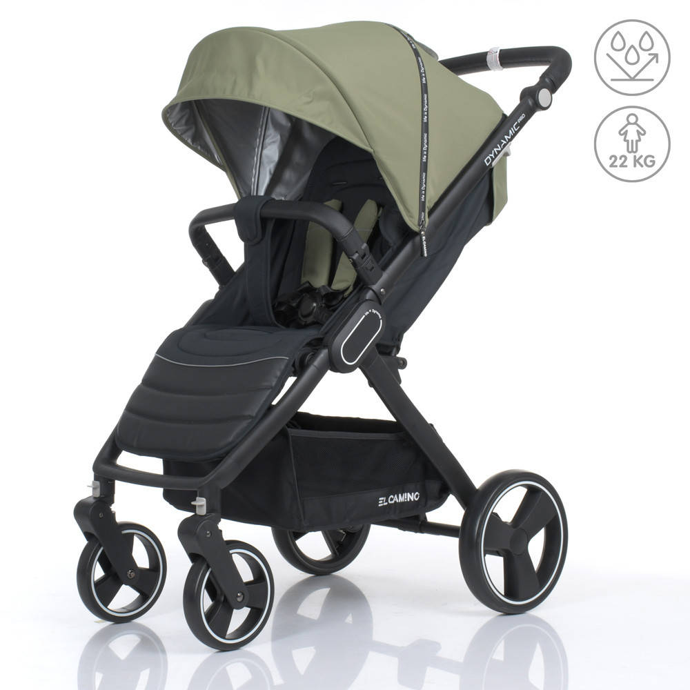 

Прогулочная коляска El Camino Dynamic PRO Динамик ПРО, Khaki