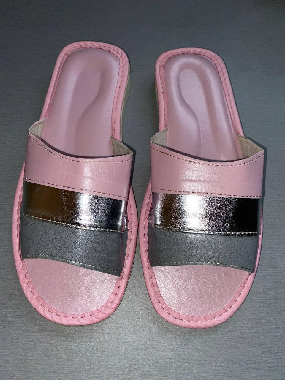 

Тапочки женские, тапочки домашние, тапочки кожаные, тапочки женские кожаные 36-41р, Разные цвета