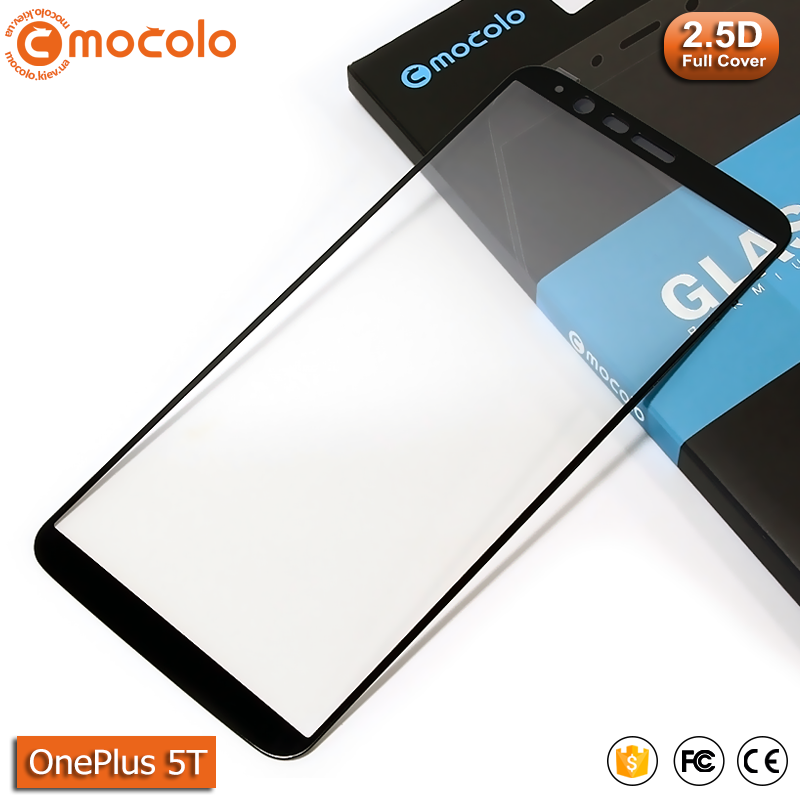 

Защитное стекло Mocolo OnePlus 5T Full cover (Black), Черный