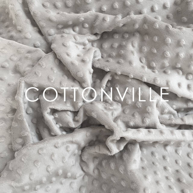 

✁ Отрез плюш Minky светло-серый 100х75 см